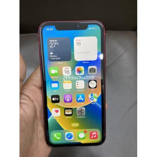 HP IPhone 11 64 GB Bekas Warna Merah Siap Pakai Fullset Harga ...