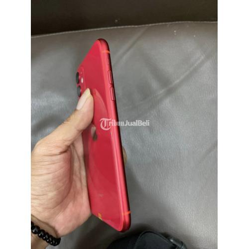 HP IPhone 11 64 GB Bekas Warna Merah Siap Pakai Fullset Harga ...