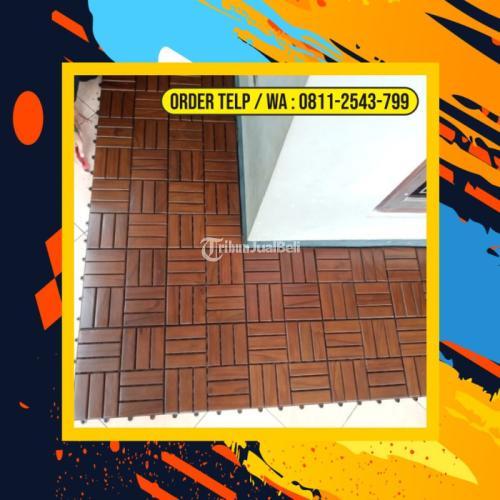 Decking Lantai Kayu Jati Bogor