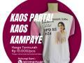 Jasa Konveksi Kaos Sablon Partai dan kaos promosi- Balikpapan