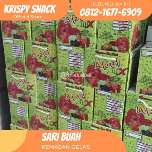 HARGA PABRIK, WA 0812-1677-6909, Sari Apel Murah Krispy Snack Malang