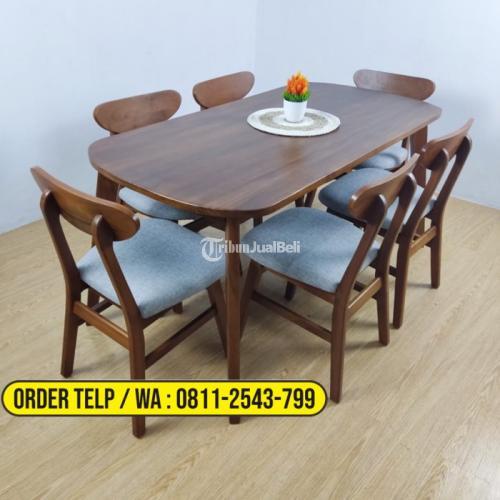 Meja Makan Cafe Minimalis Jati Cimahi