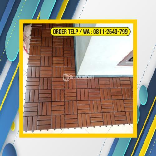 Decking Lantai Kayu Jati Depok