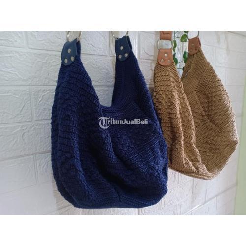 Kerajinan Tas Rajut Wanita Preloved Ukuran Besar Muat Banyak - Bantul