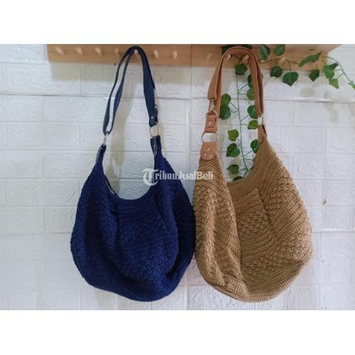 Kerajinan Tas Rajut Wanita Preloved Ukuran Besar Muat Banyak - Bantul