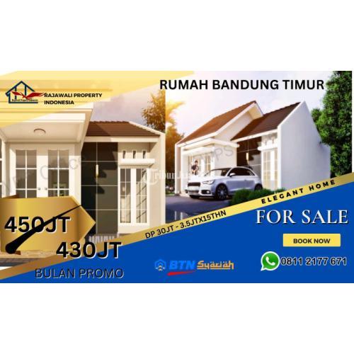 Rumah dijual Bandung type 45/66 Pilar Biru Cibiru Bandung