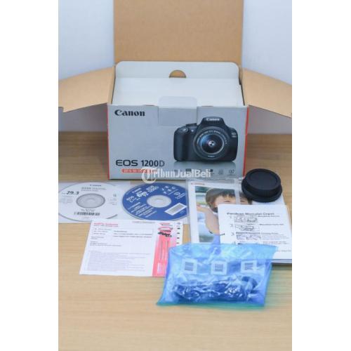Kamera Canon EOS 1200D Fullset Box Lensa Kit Bekas Tangan di