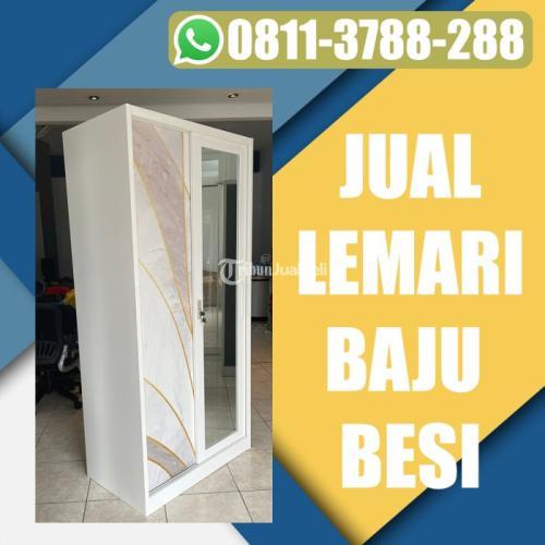 WA 0811-3788-288, Distributor Lemari Pakaian Besi 3 Pintu Sliding di Malang