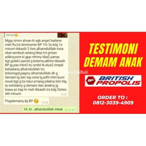 Obat Demam Anak Rekomendasi Dokter : British Propolis Green di Blitar