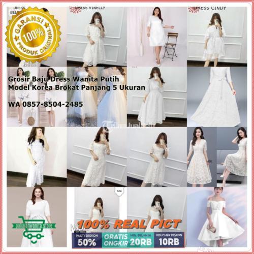 Distributor Baju Dress Wanita Putih di Jakarta Pusat - Tribun JualBeli