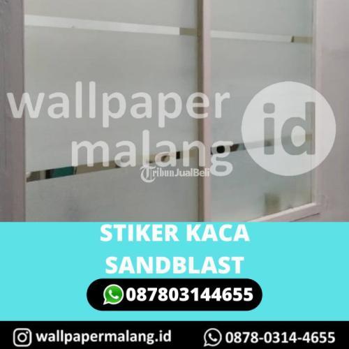 STIKER KACA SANDBLAST