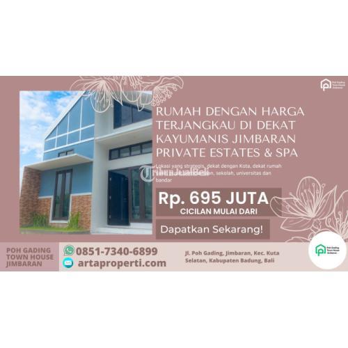 Rumah Dengan Harga Terjangkau di Dekat Kayumanis Jimbaran Private Estates & Spa