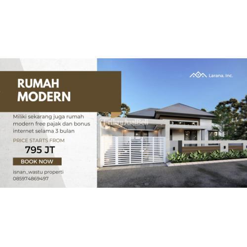 RUMAH CANTIK AKSES JALAN MUDAH DEKAT JOGJA BAY