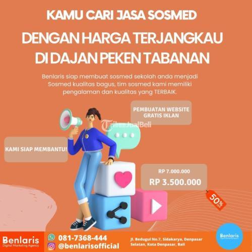 Jasa Sosmed Sekolah dengan Harga Terjangkau di Dajan Peken Tabanan