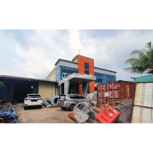 Dijual Gudang Workshop Murah LT818m2 LB550m2 Strategis Jalan Inspeksi Kalimalang Cibitung - Bekasi