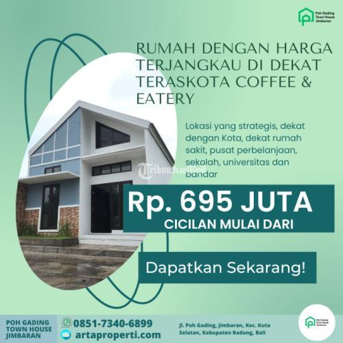 Rumah Dengan Harga Terjangkau di Dekat Teraskota Coffee & Eatery