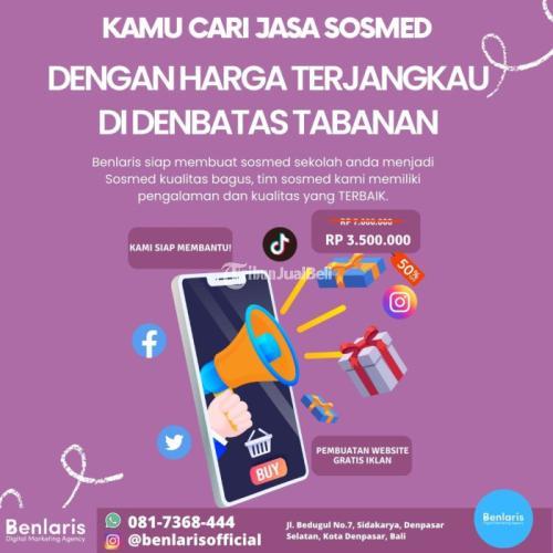Jasa Sosmed Sekolah dengan Harga Terjangkau di Denbantas Peken Tabanan