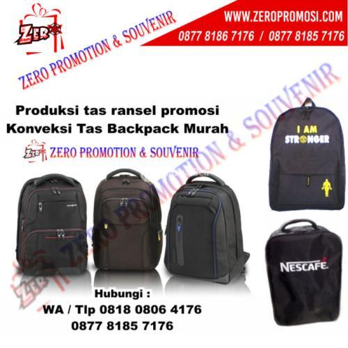 Tas ransel custom untuk keperluan tas gathering kantor