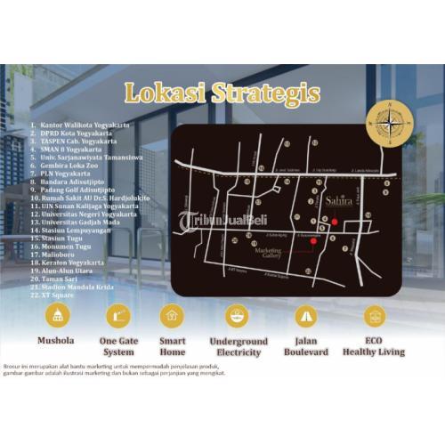 RUMAH SIAP HUNI DALAM PERUMAHAN Type 120/76m PUSAT KOTA