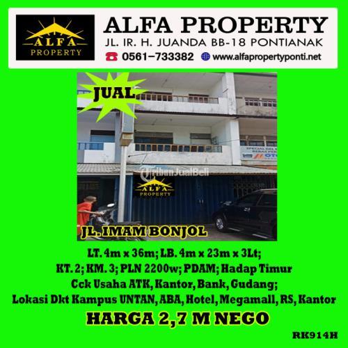 Dijual Ruko Ruko Imam Bonjol - Pontianak