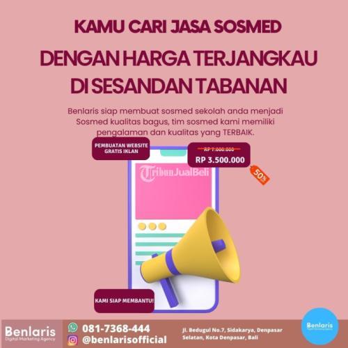 Jasa Sosmed Sekolah dengan Harga Terjangkau di Sesandan Tabanan