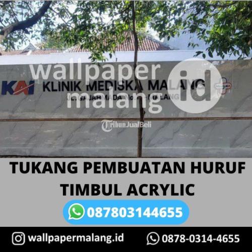 TUKANG PEMBUATAN HURUF TIMBUL ACRYLIC