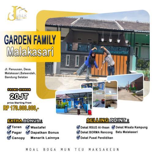Dijual Rumah Baru Murah di Garden Family Malakasari - Bandung