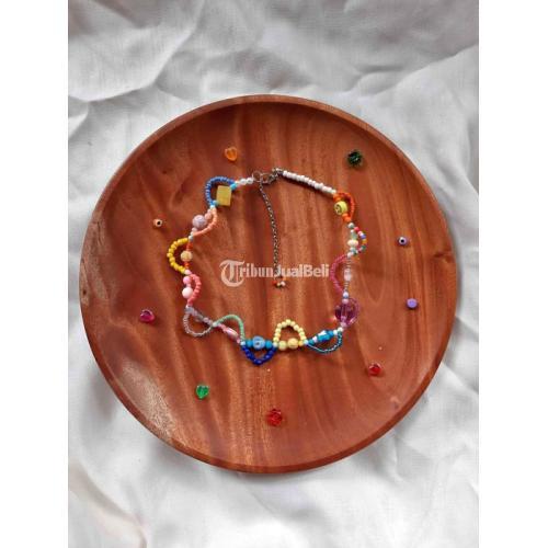 Kerajinan Kalung Manik-manik Hijab Friendly Bisa Custom Murah - Cimahi