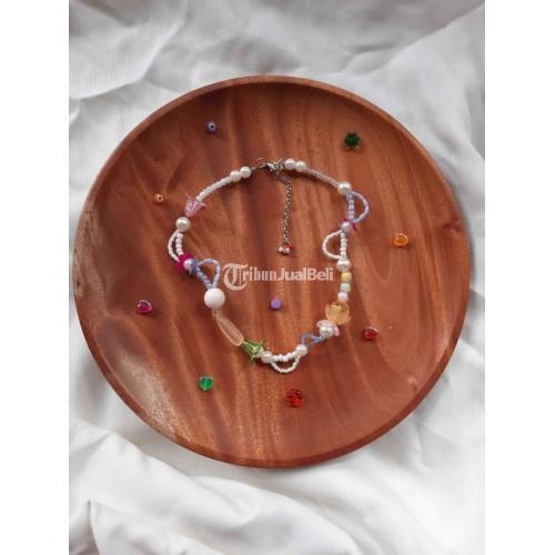 Kerajinan Kalung Manik-manik Hijab Friendly Bisa Custom Murah - Cimahi