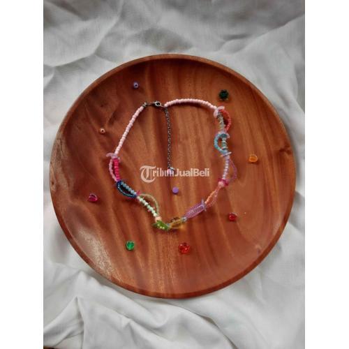 Kerajinan Kalung Manik-manik Hijab Friendly Bisa Custom Murah - Cimahi