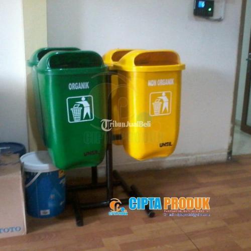 Tempat Sampah Pilah 2 in 1 FIber 01