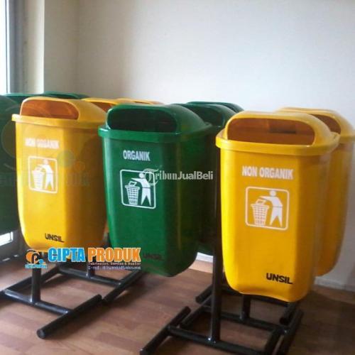 Tempat Sampah Pilah 2 in 1 FIber 01