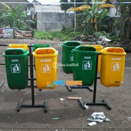 Tempat Sampah Pilah 2 in 1 FIber 01