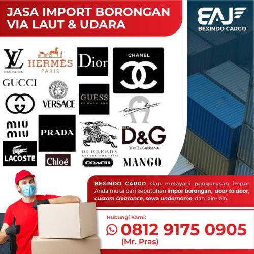 Jasa import baju branded