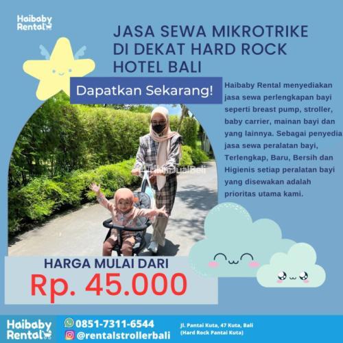 Jasa Sewa Mikrotrike di Dekat Hard Rock Hotel Bali Bersih dan Higienis - Badung