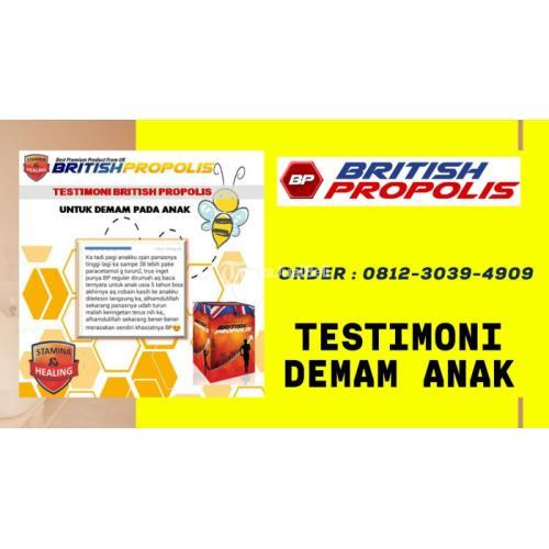 WA 0812-3039-4909, Obat Demam Anak 1 Tahun Alami : British Propolis Green di Blitar