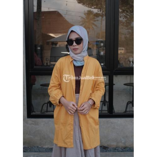 TERLARIS!! OUTER WANITA MOJOKERTO POLOS OVERSIZE