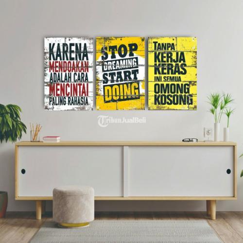 Kerajinan Hiasan Dinding Gambar dan Ukuran Bisa Custom Harga Murah - Bandung