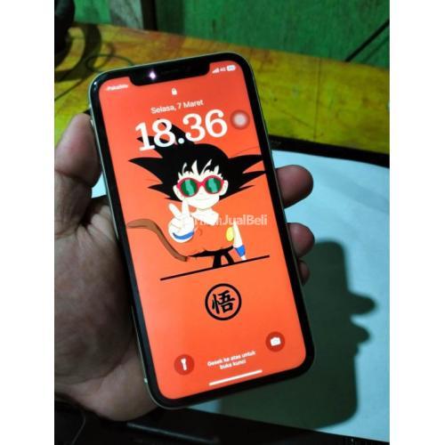 HP iPhone 11 128GB Ex iBox Bekas Fullset Warna Putih Garansi - Garut