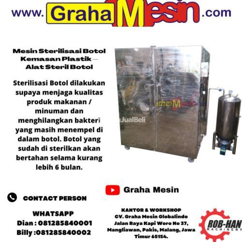 Mesin Sterilisasi Botol Kemasan Plastik – Alat Steril Botol