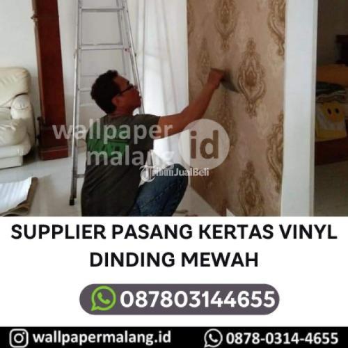 SUPPLIER PASANG KERTAS VINYL DINDING MEWAH