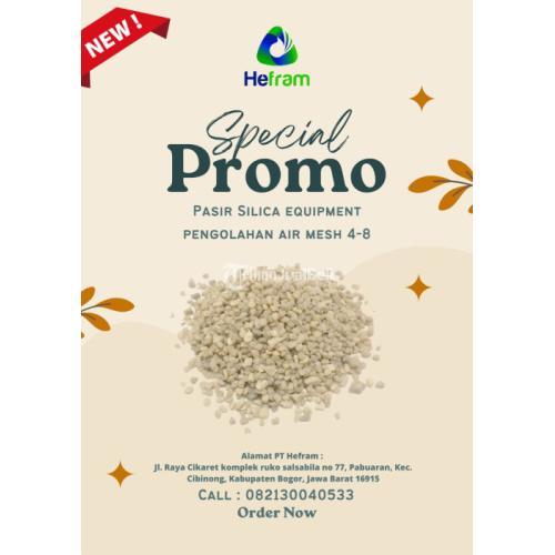 Produsen Pasir Silika Mesh 4-8  - Bogor