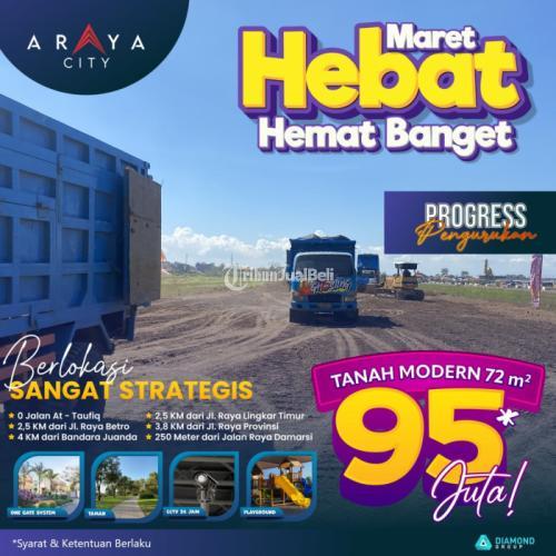 TANAH KAVLING MURAH, Hub. 082139934617, Tanah 95juta, Diamond City Juanda