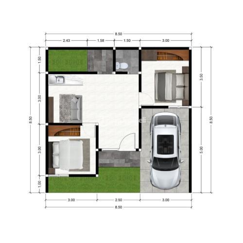 TANAH KAVLING MURAH, Hub. 082139934617, Tanah 95juta, Diamond City Juanda