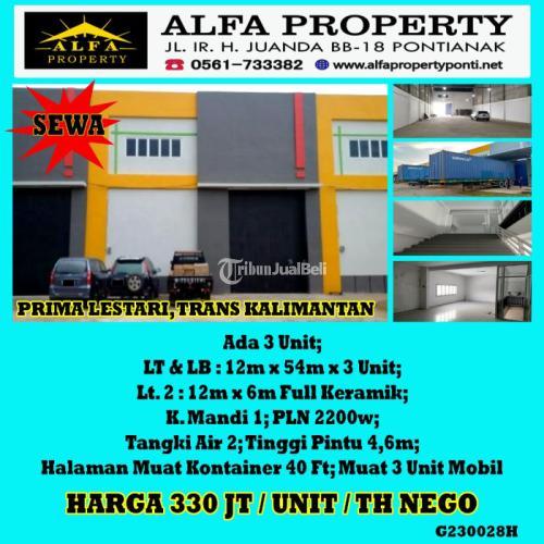 Disewakan Gudang Prima Lestari Trans Kalimantan - Pontianak