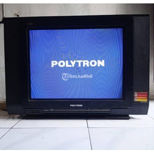 TV Polytron Slim 21 Inci Bekas Normal Gambar Bagus Murah di Surabaya