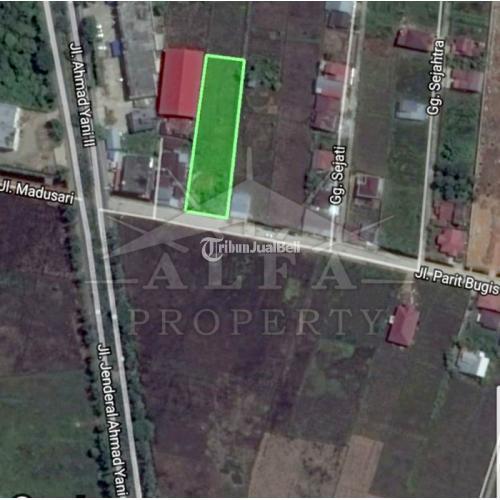 Dijual Tanah Luas Tanah 23m x 80m SHM di Parit Bugis - Pontianak