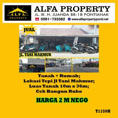 Dijual Tanah Luas Tanah 10m x 36m di Tani Makmur - Pontianak