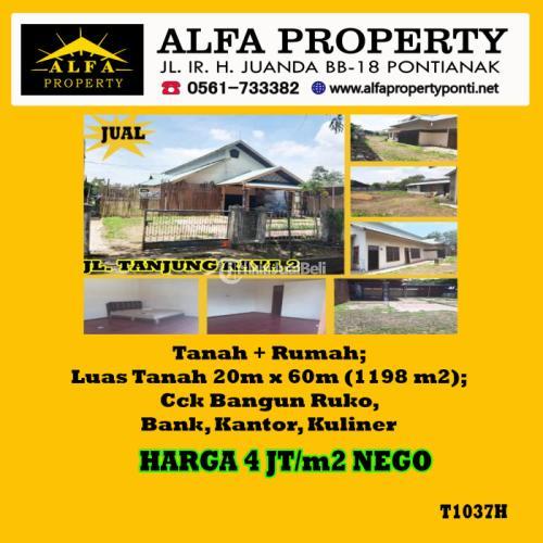 Dijual Tanah Luas Tanah 20m x 60m di Tanjung Raya 2 - Pontianak