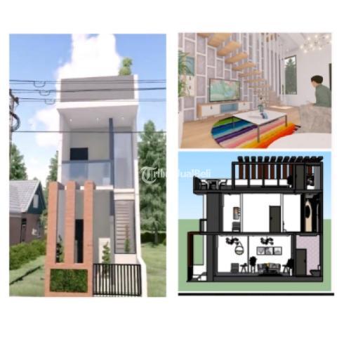 Rumah 3 lantai murah dekat tol cibubur stasiun LRT Cibubur